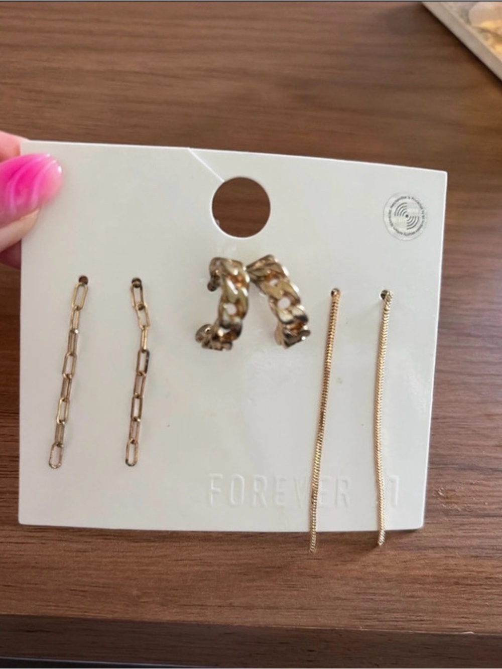 Forever 21 gold earrings